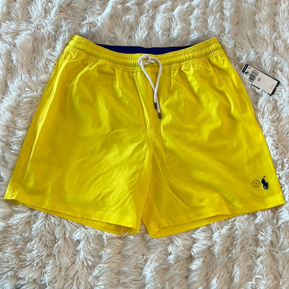 Polo Ralph Lauren Men’s Yellow Swim Shorts Size M - Picture 3 of 15